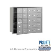 4B+ Horizontal Mailbox (Includes Master Commercial Lock) - 5 Door High Unit - 25 A Doors (24 usable) - Front Loading - Private Access
