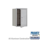 Recessed Mounted 4C Horizontal Mailbox (Includes Master Commercial Lock) - 6 Door High Unit (23 7/8 Inches) - Single Column - Stand-Alone Parcel Locker - 1 PL6 - Front Loading - Private Access