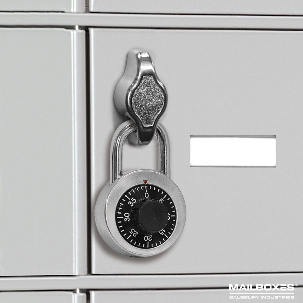 Combination Padlock - with Built-in Hasp - for Cell Phone Locker Door