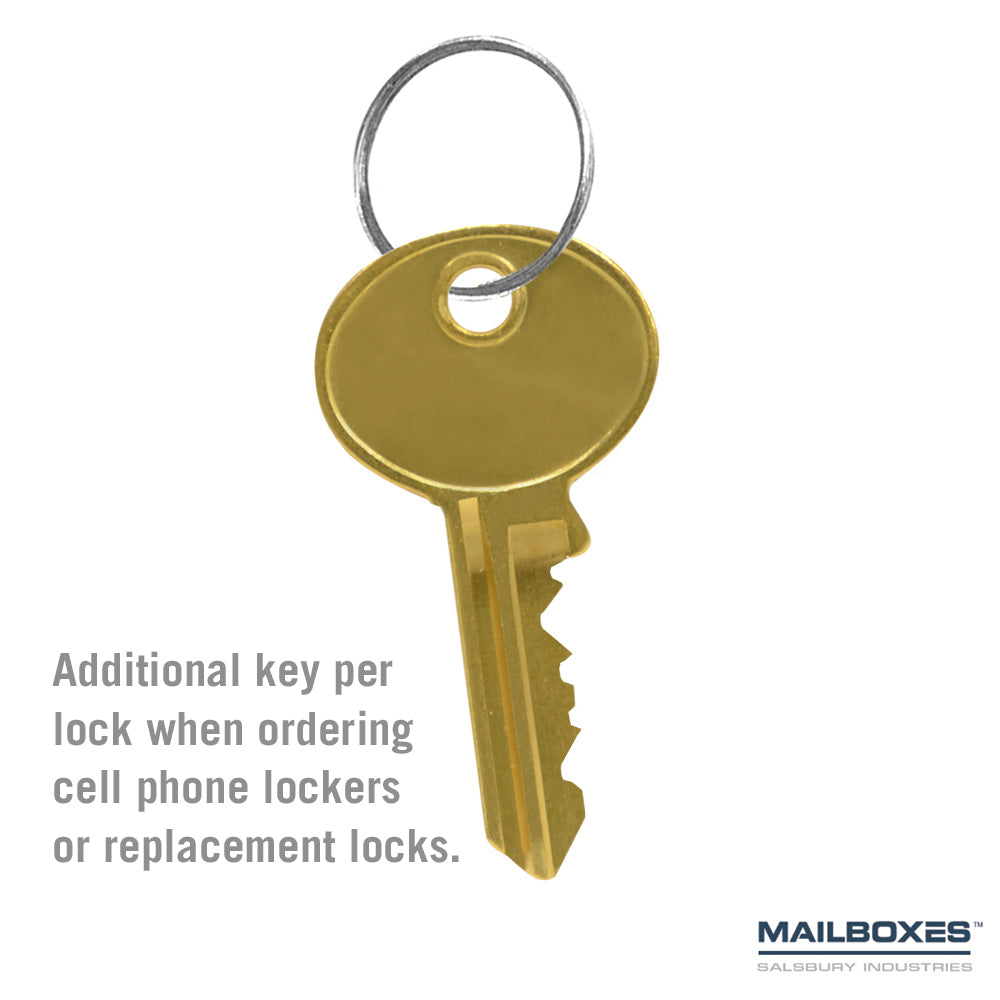 Additional Key - for Cell Phone Storage Locker Standard Lock