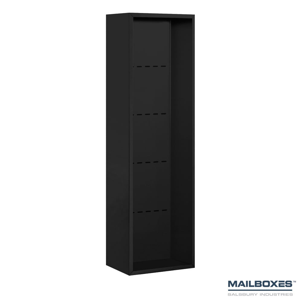 4C Horizontal Mailbox Enclosure - for Maximum Height Unit - Single Column - Surface Mounted