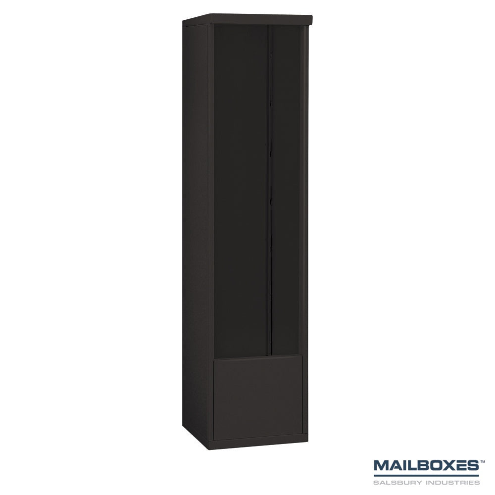 4C Horizontal Mailbox Enclosure - for Maximum Height Unit - Single Column - Free-Standing