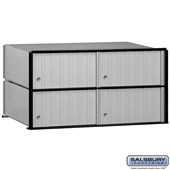 Aluminum Mailbox - 4 Doors - Rack Ladder System