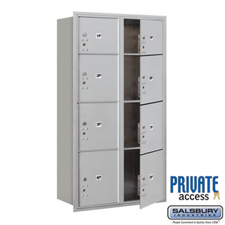 4C Recessed Mounted Parcel Lockers