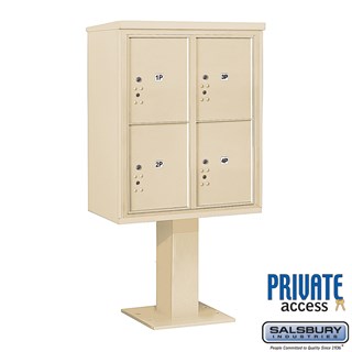 4C Pedestal Mailboxes