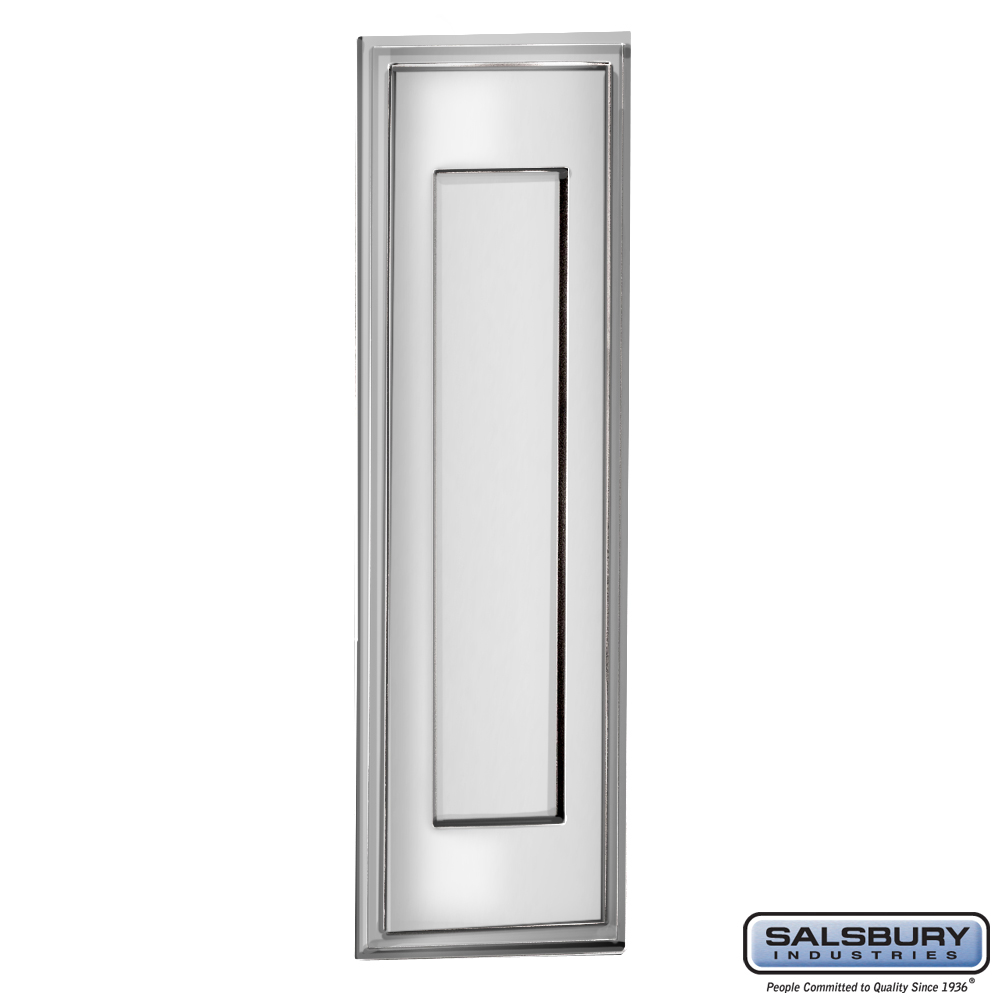 Mail Slot Vertical Chrome Finish