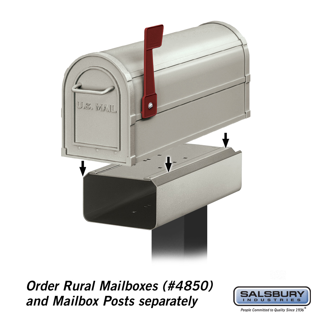 Newspaper Holder for Antique Rural Mailbox Nickel