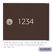 Custom Door Engraving - Regular - for Bronze Cell Phone Storage Locker Door