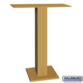 Pedestal for 5 Door High Surface Mounted Cell Phone Lockers - Gold