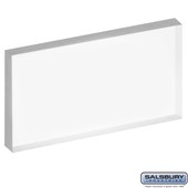 Plastic Window - for Brass Mailbox #2 Door - Clear