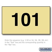 Custom Engraved Self Adhesive Placard - for Americana Mailbox Door