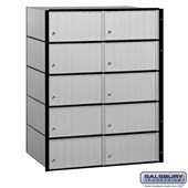 Aluminum Mailbox - 10 Doors - Standard System
