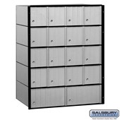 Aluminum Mailbox - 18 Doors - Standard System