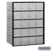Aluminum Mailbox - 20 Doors - Standard System