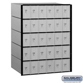Salsbury Aluminum Mailbox - 30 Doors - Standard System - Combination Locks
