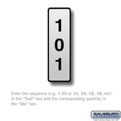 Custom Engraved Self Adhesive Placard - for Aluminum Mailbox Door