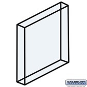 Plexiglass Window - for Aluminum Mailbox Door