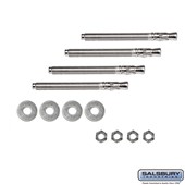 Expansion Wedge Anchor Pedestal Mounting Kit - to Install Pedestal to Existing Concrete - for Universal Pedestal