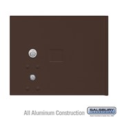 Replacement Parcel Locker Door and Tenant Lock - for Cluster Box Unit - Small Parcel Locker - with (3) Keys - Bronze