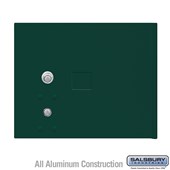 Replacement Parcel Locker Door and Tenant Lock - for Cluster Box Unit - Small Parcel Locker - with (3) Keys - Green