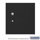 Replacement Parcel Locker Door and Tenant Lock - for Cluster Box Unit - Medium Parcel Locker - with (3) Keys - Black
