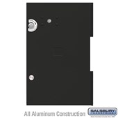 Replacement Parcel Locker Door and Tenant Lock - for Cluster Box Unit - Large Parcel Locker - with (3) Keys - Black