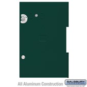 Replacement Parcel Locker Door and Tenant Lock - for Cluster Box Unit - Large Parcel Locker - with (3) Keys - Green