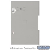 Replacement Parcel Locker Door and Tenant Lock - for Cluster Box Unit - Large Parcel Locker - with (3) Keys - Gray
