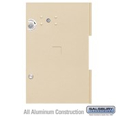 Replacement Parcel Locker Door and Tenant Lock - for Cluster Box Unit - Large Parcel Locker - with (3) Keys - Sandstone