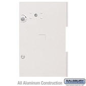 Replacement Parcel Locker Door and Tenant Lock - for Cluster Box Unit - Large Parcel Locker - with (3) Keys - White