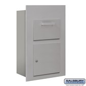 Collection Unit (Includes Master Commercial Lock) - for 5 Door High 4B+ Mailbox Units - Aluminum - Front Loading - Private Access