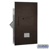 Collection Unit - for 6 Door High 4B+ Mailbox Units - Bronze - Rear Loading - Private Access