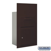 Collection Unit - for 6 Door High 4B+ Mailbox Units - Bronze - Front Loading - USPS Access
