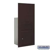 Collection Unit - for 7 Door High 4B+ Mailbox Units - Bronze - Front Loading - USPS Access