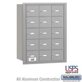 4B+ Horizontal Mailbox - 5 Door High Unit - 15 A Doors - Rear Loading - USPS Access