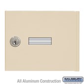 Replacement Door and Lock - Standard A Size - for 4B+ Horizontal Mailbox - with (2) Keys - Sandstone