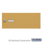 Replacement Door and Lock - Standard B Size - for 4B+ Horizontal Mailbox - with (2) Keys - Gold