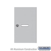 Replacement Door and Lock - Standard C Size - for 4B+ Horizontal Mailbox - with (2) Keys - Aluminum