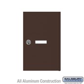 Replacement Door and Lock - Standard C Size - for 4B+ Horizontal Mailbox - with (2) Keys - Bronze