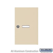 Replacement Door and Lock - Standard C Size - for 4B+ Horizontal Mailbox - with (2) Keys - Sandstone