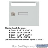 Mail Slot Option- for 4B+ Horizontal Mailbox Door