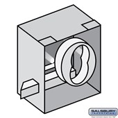 Custom Lock Cylinder Installation - for 4B+ Horizontal Mailbox Door - Cylinder and Housing Provided By Owner