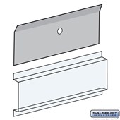 Card Holder - Clear Plastic - for 4B+ Horizontal Mailbox Door