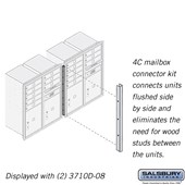 Recessed Mounted 4C Horizontal Mailbox Connector Kit - for 10 Door High Units