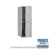 Recessed Mounted 4C Horizontal Mailbox (Includes Master Commercial Locks) - 10 Door High Unit (37 7/8 Inches) - Single Column - Stand-Alone Parcel Locker - 2 PL5s - Front Loading - Private Access