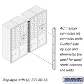 Recessed Mounted 4C Horizontal Mailbox Connector Kit - for 14 Door High Units