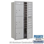 Recessed Mounted 4C Horizontal Mailbox (includes Master Commercial Locks) - Maximum Height Unit (57 1/8 Inches) - Double Column - 10 MB1 Doors / 2 PL4.5's and 2 PL5's - Front Loading - Private Access