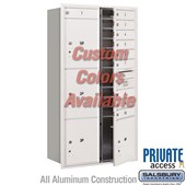 Recessed Mounted 4C Horizontal Mailbox (Includes Master Commercial Locks) - Maximum Height Unit (57 1/8 Inches) - Double Column - 10 MB1 Doors / 2 PL4.5's and 2 PL5 - Custom Color - Front Loading - Private Access