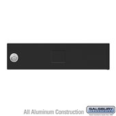 Replacement Door and Lock - Standard MB1 Size - for 4C Horizontal Mailbox - with (3) Keys - Black