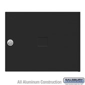 Replacement Door and Lock - Standard MB3 Size - for 4C Horizontal Mailbox - with (3) Keys - Black
